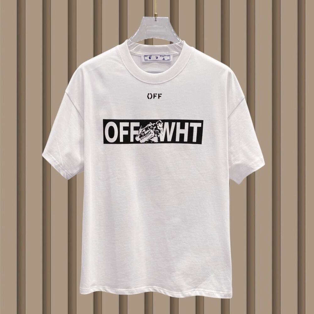 Off-White Men's Short Sleeve White